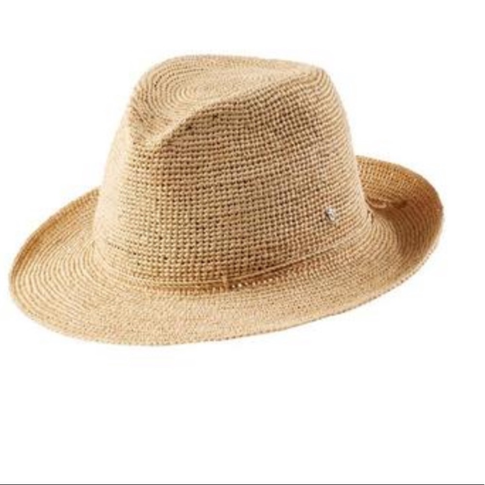 Helen Kaminski Fai Straw Packable Fedora Hat